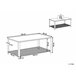 Beliani Mesa de jantar AVIS 60x106 Castanho