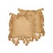 Beliani Almofada decorativa OLEARIA 45x45 Areia