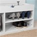 Banco para sapatos com gaveta e 3 compartimentos FSR45-HG SoBuy Cinza